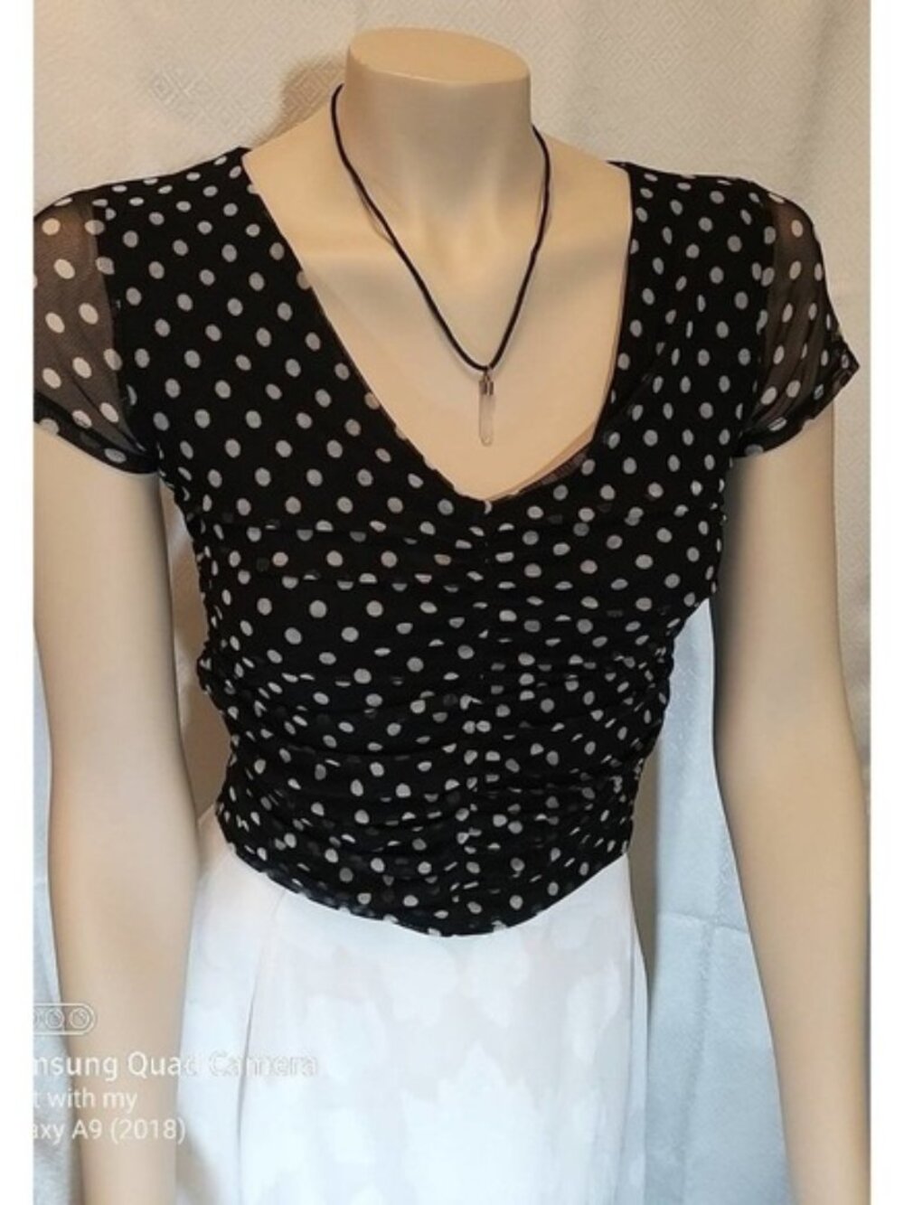 Free Press Top/Nordstrom, Black/white Medium